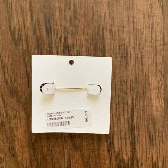 Soft Surroundings vintage gold Deco pin brooches - Picture 3 of 4